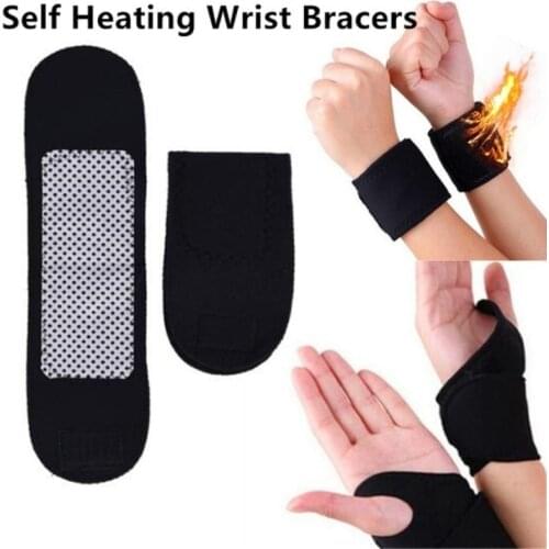 Wrist Brace Support Posture Corrector Belt Strap Bandage Magnetic Self-Heating Tourmaline Belt Posture Correcteur with Hole