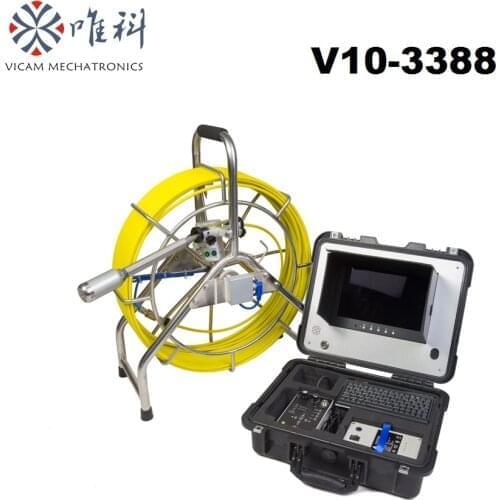 Industrial Drain Sewer Borescope Endoscope New Upgraded AHD Series Vicam V10-3388 with 10inch HD LCD Monitor Hot sales