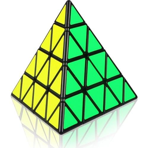 QIYI Pyramid Magic Cube 4x4x4 Adult Children Professional Game Speed Smooth Exercise Brain Toy Gift
