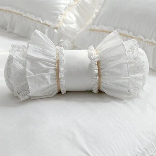 Super Cute Lace cushion decorative bedding pillow European candy cushion princess big ruffle desgin lumbar pillow sofa pillows