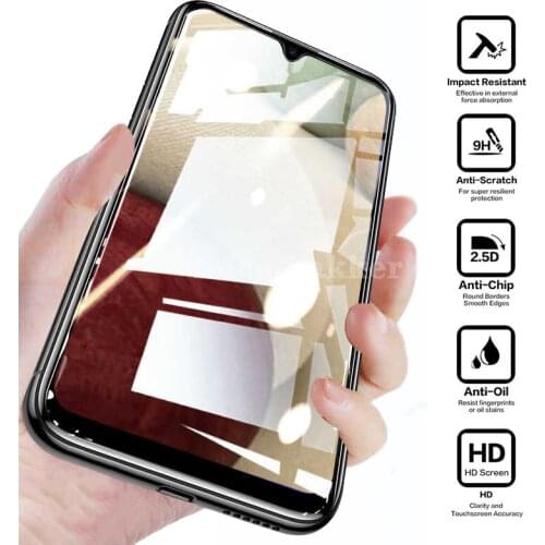 9H Tempered Glass For Samsung Galaxy A02 A12 A32 A42 A52 Screen Protector Glass A10 A20 A30 A40 A50 A60 A70 Protective Film Case