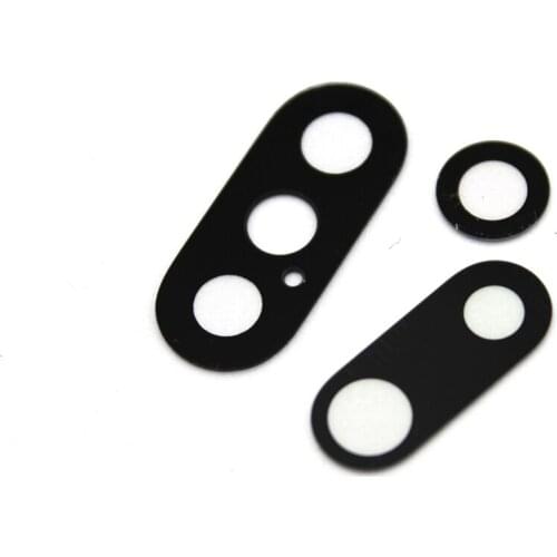 For iPhone 8 8 Plus X Back Rear camera Glass lens with sticker adhesive Replacement Parts
