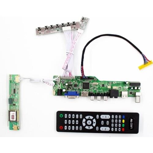 LCD TV controller board support TV AV VGA Audio USB HDMI-Compatible for 15 inch 1024x768 N150X3-L05 B150XG05 LP150X05-A2 diy