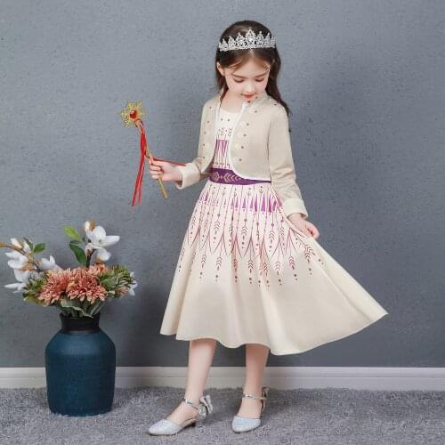 2021 Winter Yellow Bridesmaid Girl Party Dress Wedding Dress Kids Dresses For Girls Children Clothing Princess Dress 4-12 Years