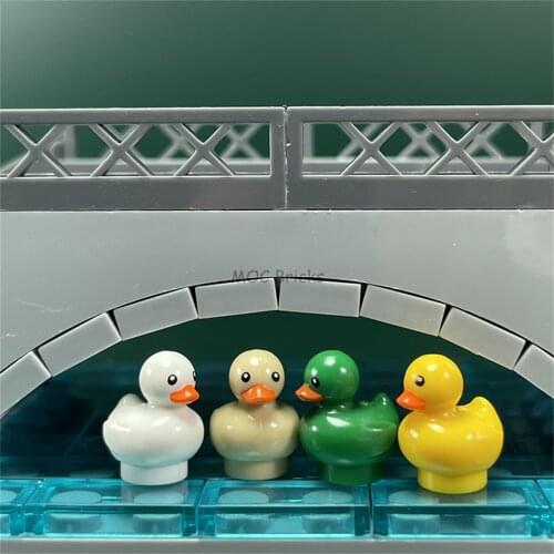 10pcs/lot MOC Bricks animal cartoon Little yellow duck movie Assembles Particles building Block Toys Plastic toys