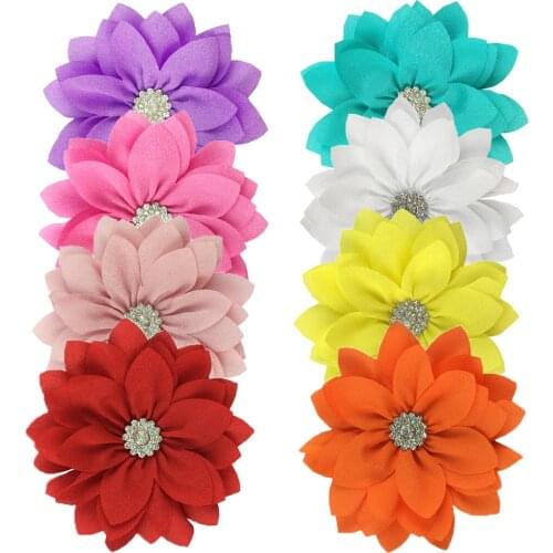 David accessories 9cm Shabby Flowers Diamond for Children Hair Band Jewelry Making Craft DIY Accessories Home Party,10Yc11034