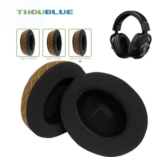 THOUBLUE Ear Pads Cushions Temperature Color Changing Earpads Replacement For Logitech G Pro X