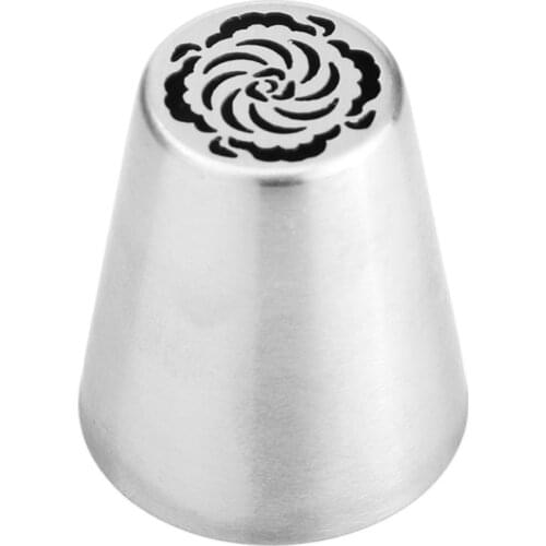 Free Shipping Stainless Steel 304 Large Russian Flower Icing Nozzle Cake Decorating Cupcake Frosting Tips#BNO57