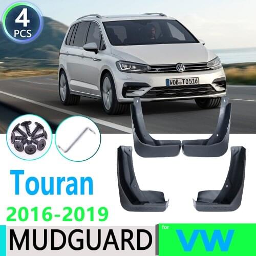 For Volkswagen VW Touran 2016 2017 2018 2019 MK2 Fender Mudguard Mud Flaps Guard Splash Flap Car Accessories
