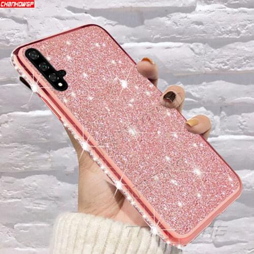 Diamond Case for Huawei Honor 20 Luxury Glitter Bling Soft TPU Cases For Huawei Honor 20 Pro 20i 10i 10 Lite 8X 8C 8A 8S Cover