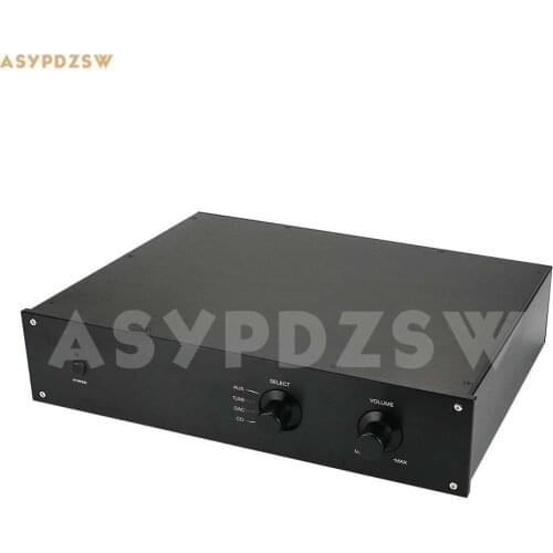 WA19 BLACK Aluminum enclosure Preamplifier chassis Power amplifier case/box size 312*425*90