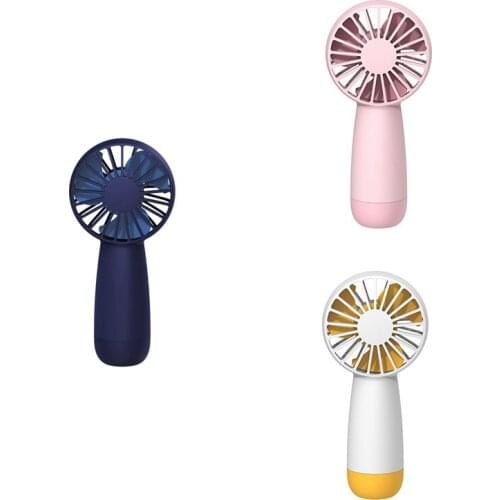 Mini Battery Operated Fan, Portable Handheld Fan with Lanyard, Personal Pocket Fan Rechargeable Battery