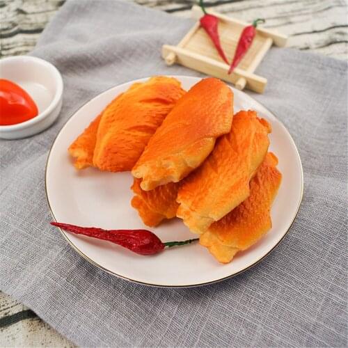 Fake food hotel restaurant shop store decor Fried Roast Chicken Wings Drumsticks Popcorn chicken nugget model simulation food