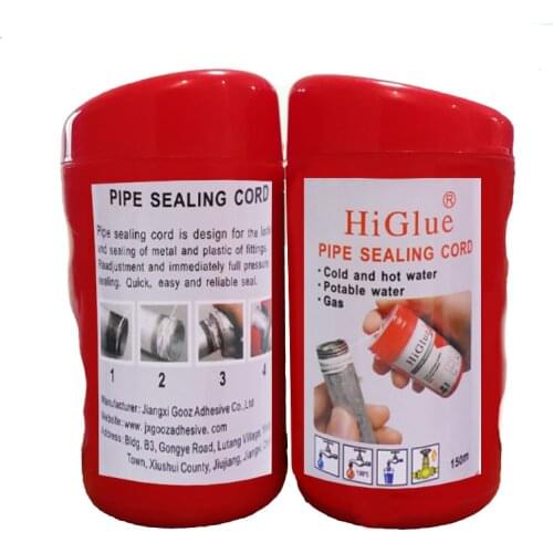 Higlue 55 New Red Shell 2pcs *160m Thread Sealing Cord Tape For Water And Gas Pipe Repair, To European Market