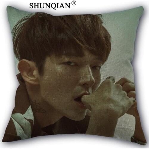 New Arrival LEE JOON GI Custom cotton Pillowcases zipper Custom Pillow Case More Size Custom your image gift