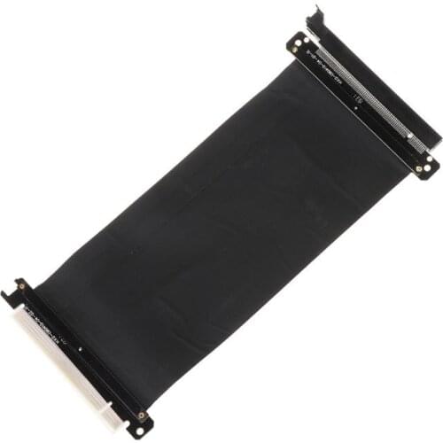 PCI Express 3.0 16x Flexible Cable Extension Port Adapter High Speed Riser Card
