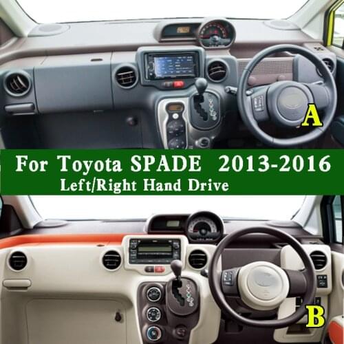 Fits Toyota Spade Porte P14 NSP140 2013 2014 2015 2016 Dashmat Dashboard Cover Pad Dash Mat Carpet Car-styling Ornaments Suede