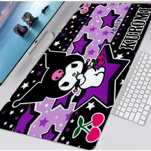 Cute Kuromies Mousepad 90x30 Kawaii Gaming Accessories Non-slip Cartoon Mouse Pad Gamer XL Mausepad Keyboard Mat Tapis De Souris