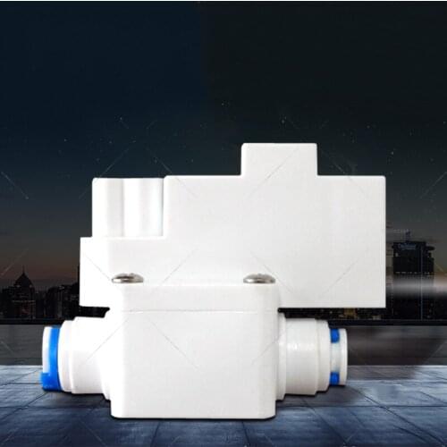 1/4" OD Tube Quick Fitting Reverse Osmosis Tank High Pressure Valve Switch For RO Water Aquarium System
