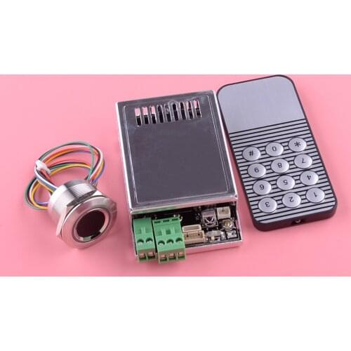 Universal Car Fingerprint Control Board Module Touch Button Engine Start Kill Lock Kit With Remote 150 or 300 Pieces