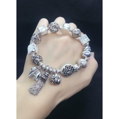 Designer irregular bracelet female S925 sterling silver personality temperament bracelet