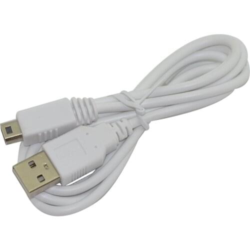 10pcs a lot For Nintend Gamepad 1M Charger Power cable USB Data Power Charging Cable for Wii for U Gamepad