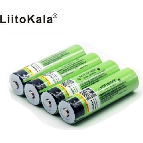 100% New Original NCR18650B 3.7 v 3400 mah 18650 Lithium Rechargeable Battery NO PCB Flashlight batteries