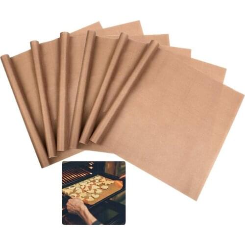 5PCS Reusable Non Stick Baking Paper High Temperature Resistant Sheet Pastry Baking Oilpaper Grill Baking Mat Baking Tools