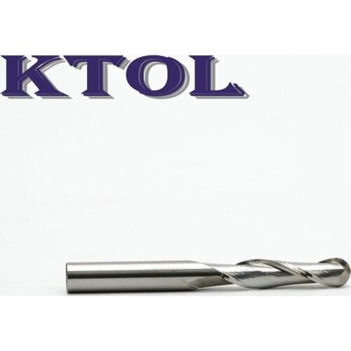 6X25MM -SOLID two flutes ball end milling cutter for 3D relief wood engraving, 10pcs Wholesale Price, FREE Shipping