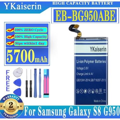 Battery For Samsung Galaxy S8 EB-BG950ABE SM-G9508 G9508 G9500 G950U Li-ion Replacement Batteria Batterij Akku + Track Code