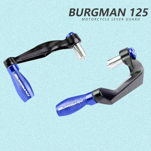 For Suzuki Burgman 125 2007-2020 2019 2018 Motorcycle CNC Aluminum Alloy Handlebar Grips Guard Brake Clutch Levers Handguard