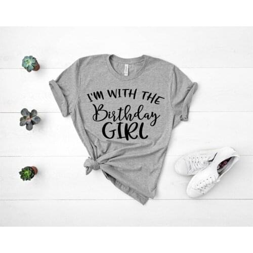 Birthday Girl Shirts Funny Graphic Cotton Women Tshirt Kawaii Short Sleeve Tees Plus Size O Neck Female Clothing Harajuku y2k