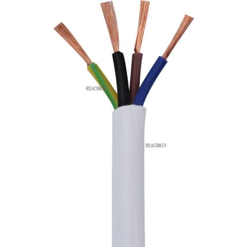 Cable 2 core 3 core 4 core 5 core white wire 20AWG0.5mm 18AWG0.75mm 17AWG1.0mm 15AWG1.5mm 13AWG2.5mm