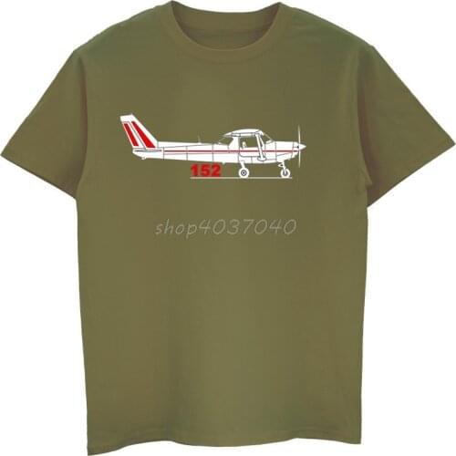 Hot Sale Super Fashion Cotton Print Mens T-shirt Aeroclassic PPL Pilot Cessna 152 Aircraft Inspired Breathable T Shirts Tees