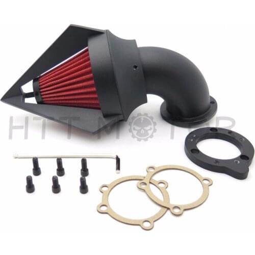 Aftermarket free shipping motorcycle parts Black Spike Air Cleaner Filter Kits For Harley S&S Custom Cv Evo Xl Sportster