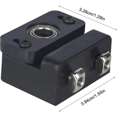 3D Printer Upgrade Plastic Block Z-Axis Leadscrew Top Mount Anti-eccentric for CR-10 Ender3 Screw Holder Joining Seat