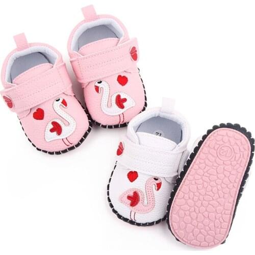 2021 New Baby Shoes Antislip Newborn Rubber Sole First Walkers Cute Cartoon Toddler Infant Girls Casual Shoes