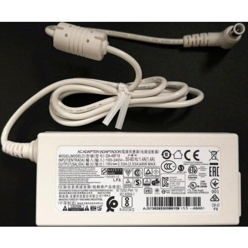 Original For LG LED TV LCD MONITOR 19V 2.53A Laptop Adapter For LG A4819-KSML 32mb25vq-B/C- LCAP35 DA-48F19 lv320DUE 32LF5800