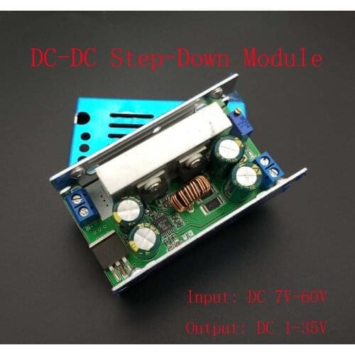DC-DC Step Down Converter Buck Module 15A 200W Adjustable 60V48V Adjustable Voltage Stabilized Synchronous Rectification