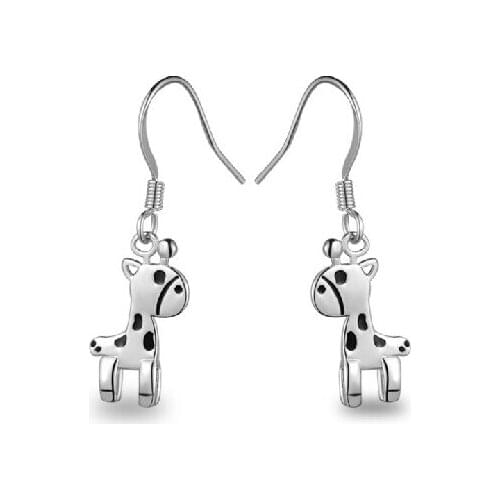 JS E023 Horse Earrings Gold And Silver Color 2015 Genuine Austria Crystal Accessories Nickel Free Elegant Women Jewelry