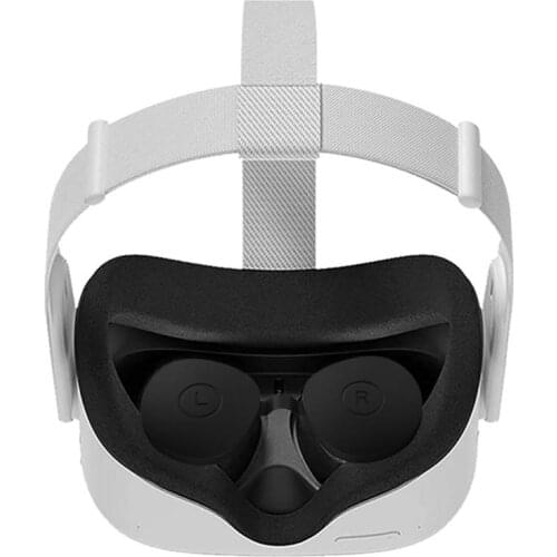 Silicone Soft Film Lens Protector For Oculus Quest 2/Rift S/GO VR Glasses Lens Protective Film VR Accessories Black White