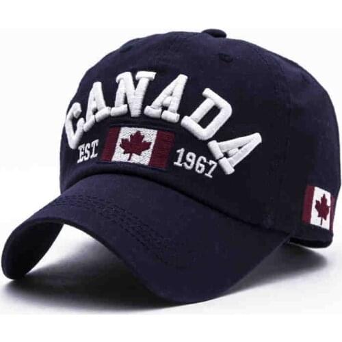 Unisex Embroidered English Letter Canada Hip-hop Casual shading baseball cap Korean Version of women and men hat