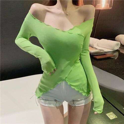 Wenfly Women's Plain T-shirts