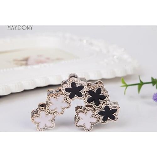 XT107 wholesale fashion headwear scarf magnet brooch flower hijab clips 12pcs/lot