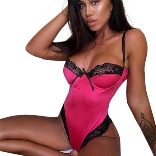 2021 New Hot Sale Sexy Womens Romper Shirt, Sling Tops, Sleeping Lace Elastic Casual Party V-Neck Sleeveless Clothes Wholesale