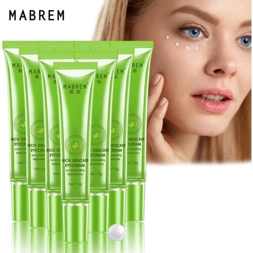 10PCS Eye Cream Anti-Wrinkle Face Cream Against Puffiness Whitening Eye Care Remove Dark Circle Eye Bag Eye Bag Anti Aging 10ps