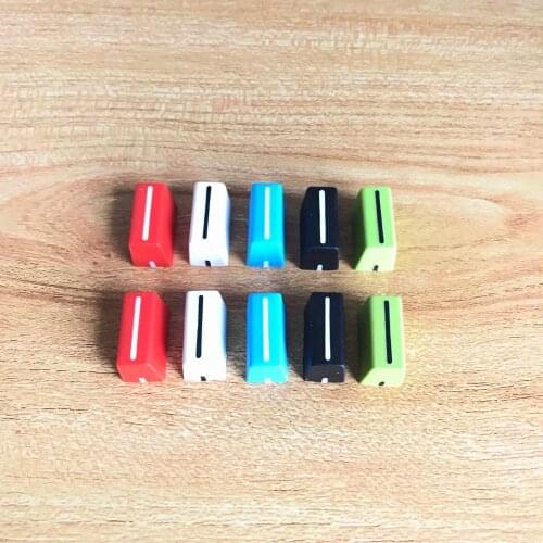 12pcs/lot New Channel Crossfader Fader Knob Cap For RANE 56 57 61 62 64 68 COLORFUL chose you want the color