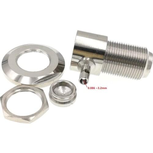 10PCS UHF SO239 Female Nut Solder Semi-Rigid RG405 0.086" Right Angle