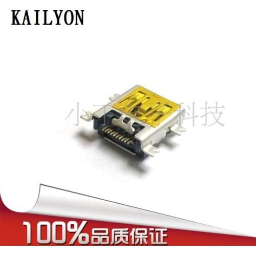 100pcs The 10P interface, MINI USB10P, heavy plate patch, mini USB, mother seat imported