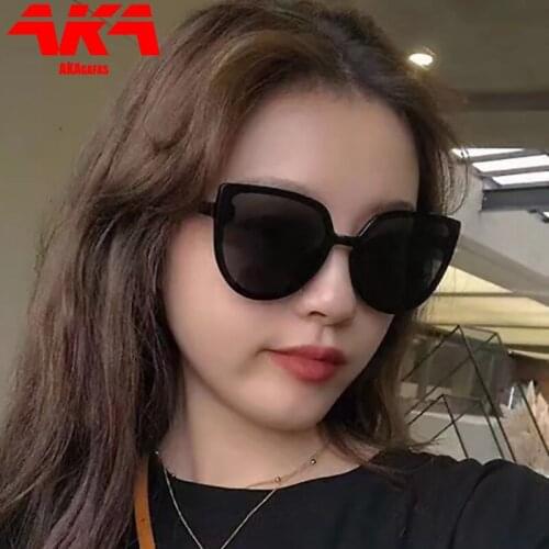 AKAgafas 2021 New Classic Sunglasses Women Vintage Large Frame Lady Sun Glasses Shopping Luxurious Oculos De Sol Feminino UV400
